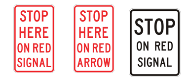 P1 AND P2 LEARNERS LICENCE STOP HERE SIGN
